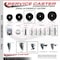 Service Caster 4 Inch Phenolic Wheel Swivel 34 Inch Threaded Stem Caster with Brake SCC SCC-TS20S414-PHS-TLB-34212 - alternate 3